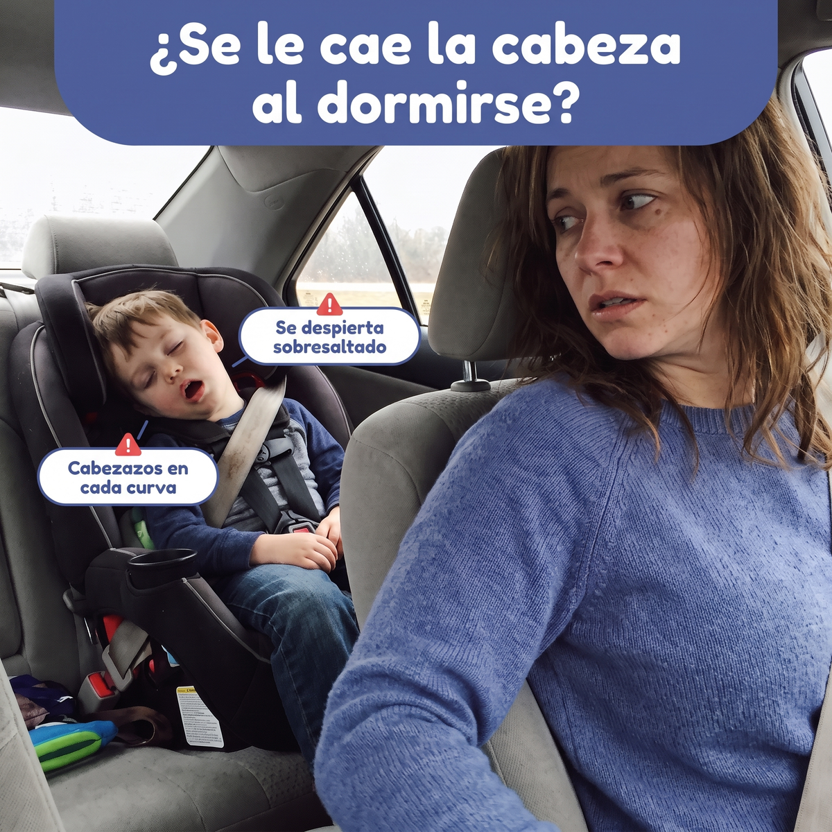 Almohada cervical de viaje para niños